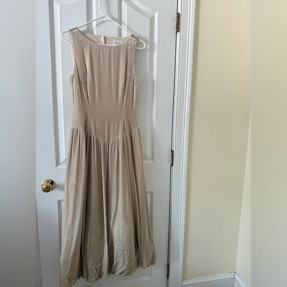 Reformation Velvet Midi Dress - Picture 1 of 5